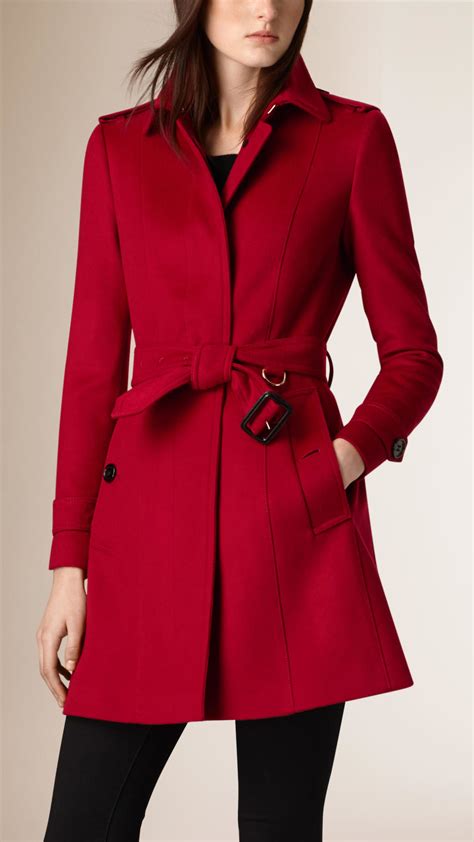 burberry lambswool coat|Burberry wool coat women.